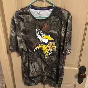 Minnesota Vikings mossy oak camo performance shirt